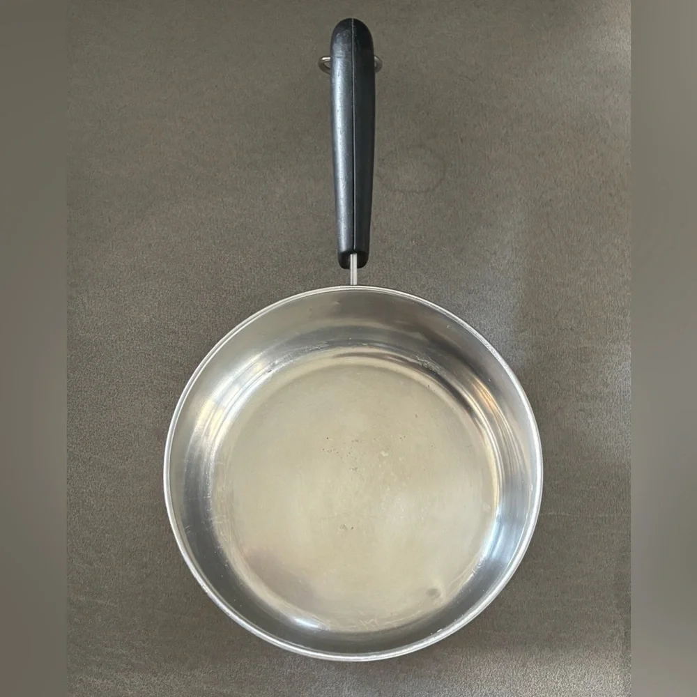 Revere Ware 1801 2 Qt Copper Bottom Sauce Pan Pre 1968 Double Ring NO LID